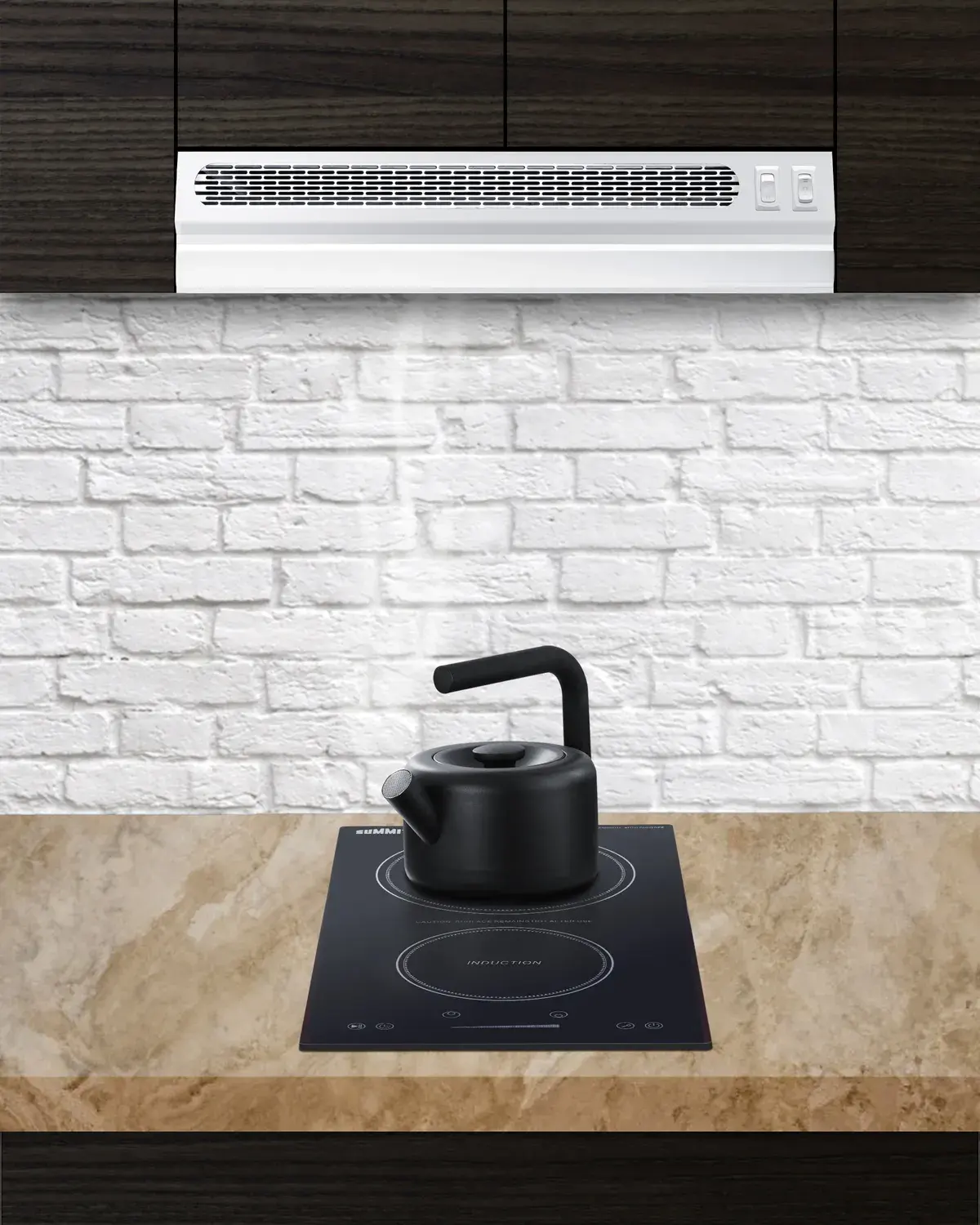Summit HRTX18WPTC 18" Under Cabinet Ductless Retractable Range Hood