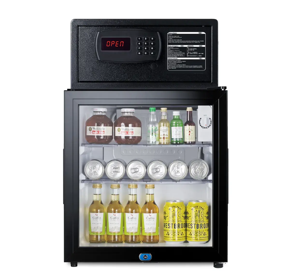 Summit MBSAFEG Minibar In-Room Safe Combination