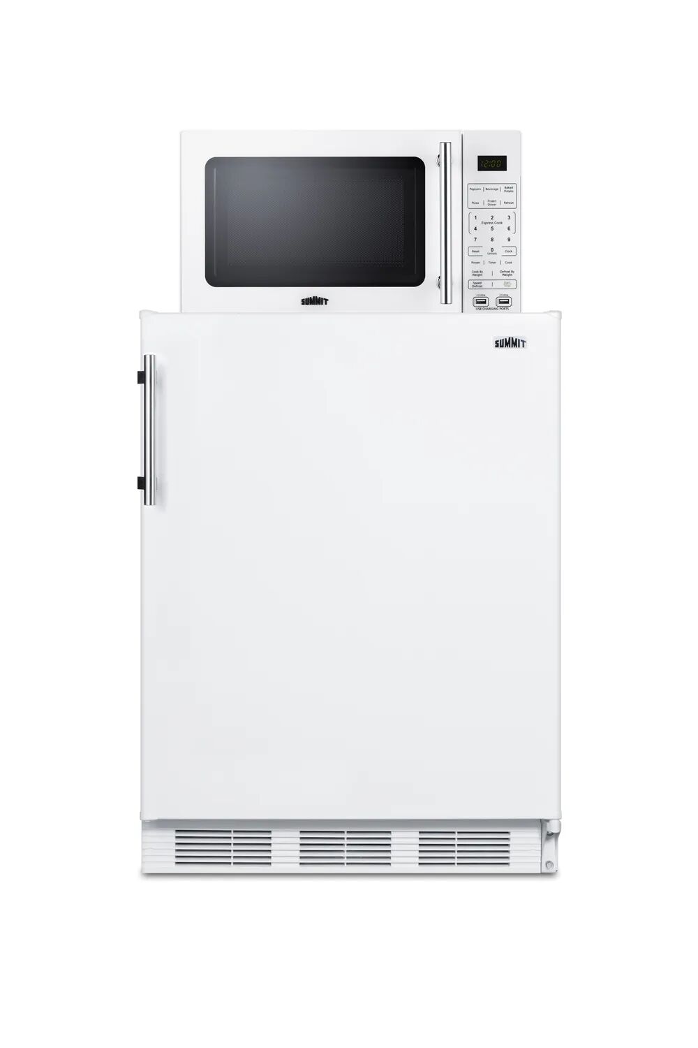 Summit MRF661WA Microwave/Refrigerator-Freezer Combination with Allocator