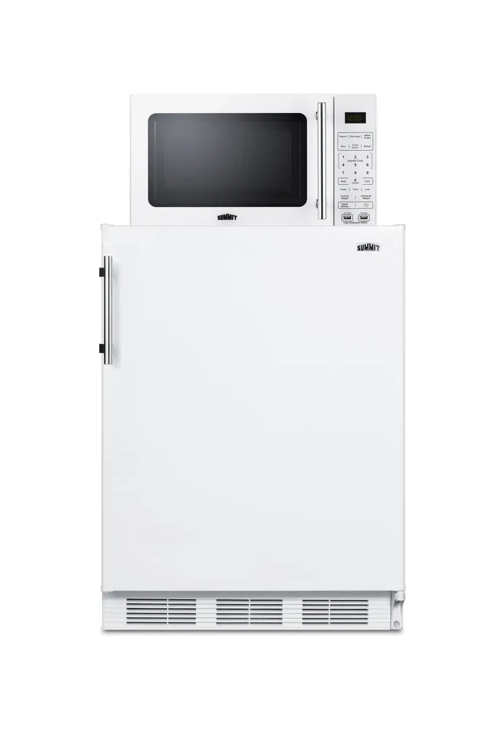 Summit MRF661WA Microwave/Refrigerator-Freezer Combination with Allocator