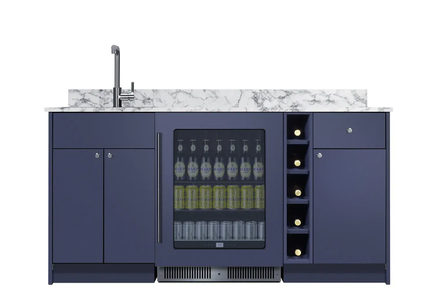 Summit OASISMN35SINKL Turnkey Oasis Wet Bar