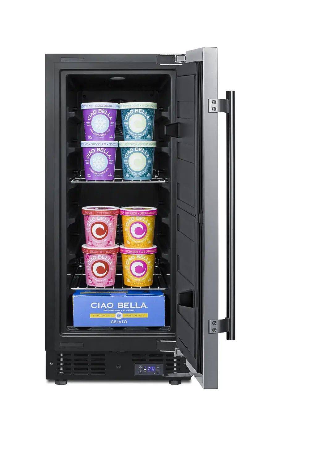 Summit SCFF1533BSS 15" Built-In All-Freezer