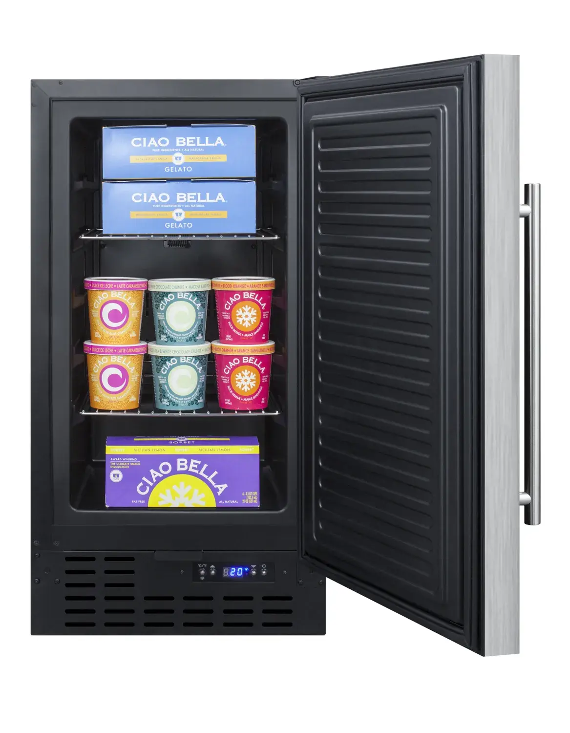 Summit SCFF1842SSADA 18" Built-In All-Freezer, ADA Compliant