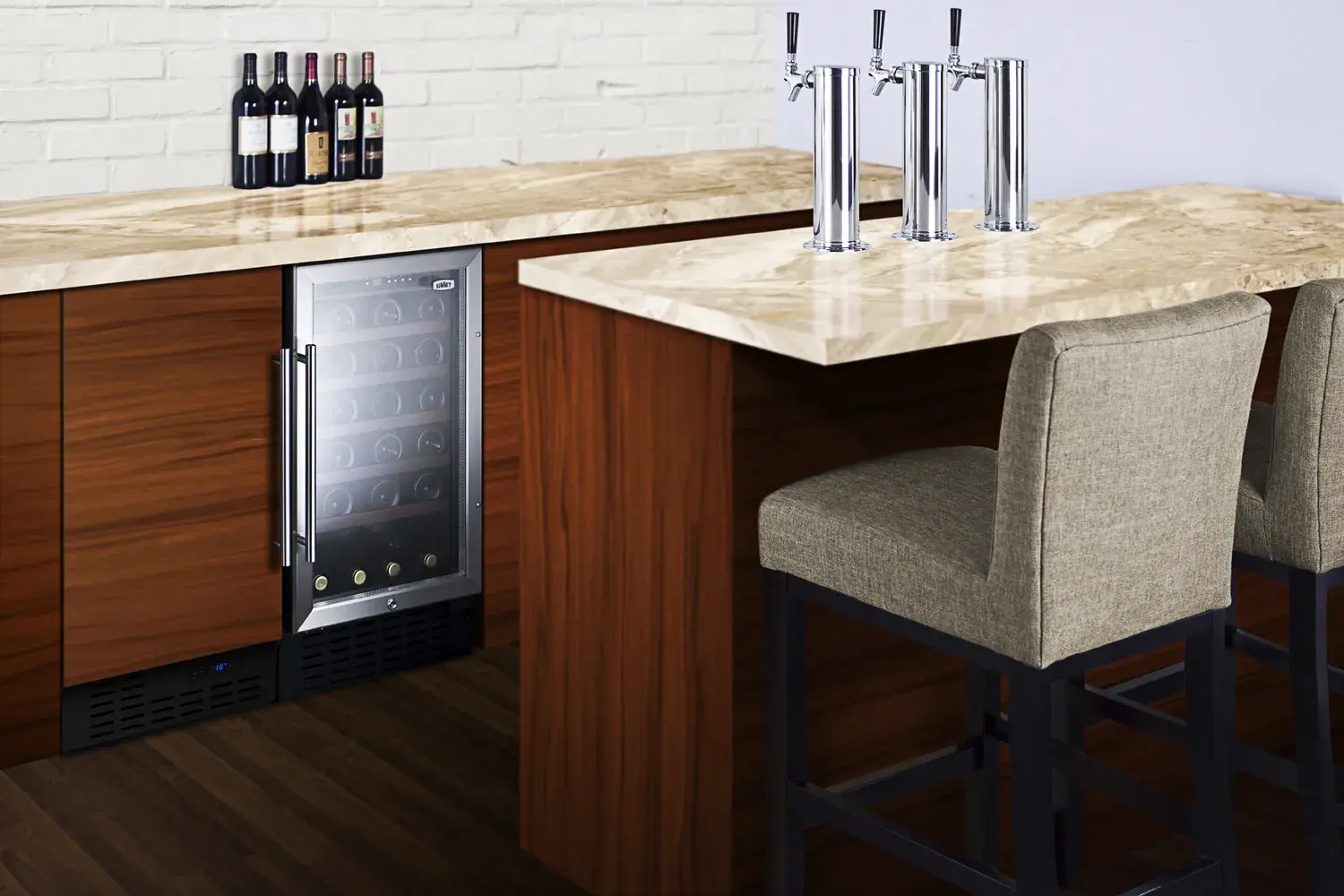 Summit FF1843BIFADA 18" Wide Built-In All-Refrigerator, ADA Compliant (Panel Not Included)
