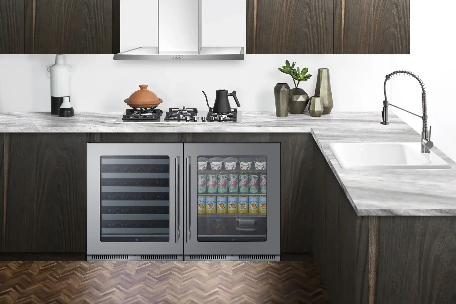 Summit SDHW2442 24" Wide Built-In Wine Cellar