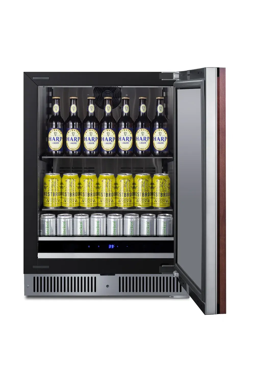 Summit SDHR2444PNR 24" Wide Built-In All-Refrigerator (Panel Not Included)