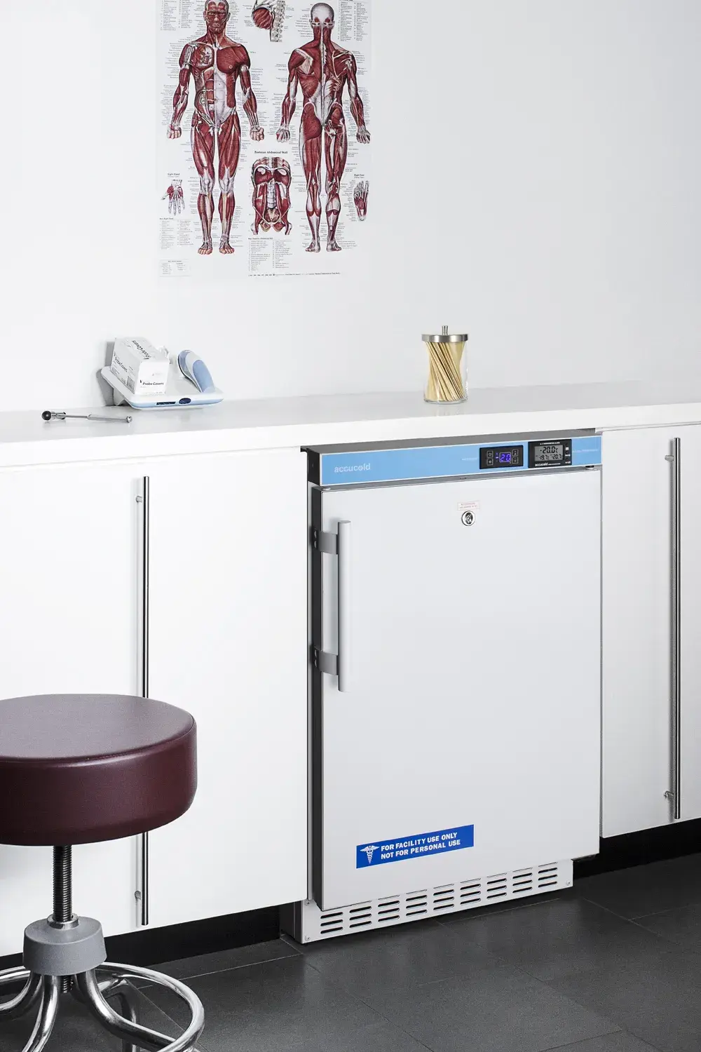 Summit ACF33LCAL 20" Wide Built-In Pharmacy All-Freezer, ADA Compliant