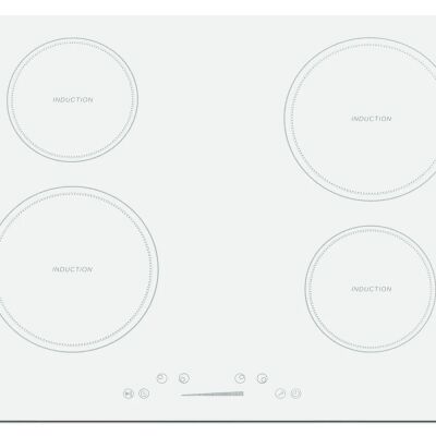 Summit SINC4B302W 30" Wide 208-240V 4-Zone Induction Cooktop
