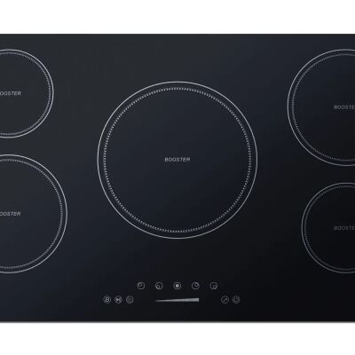 Summit SINC5B36B 36" Wide 208-240V 5-Zone Induction Cooktop
