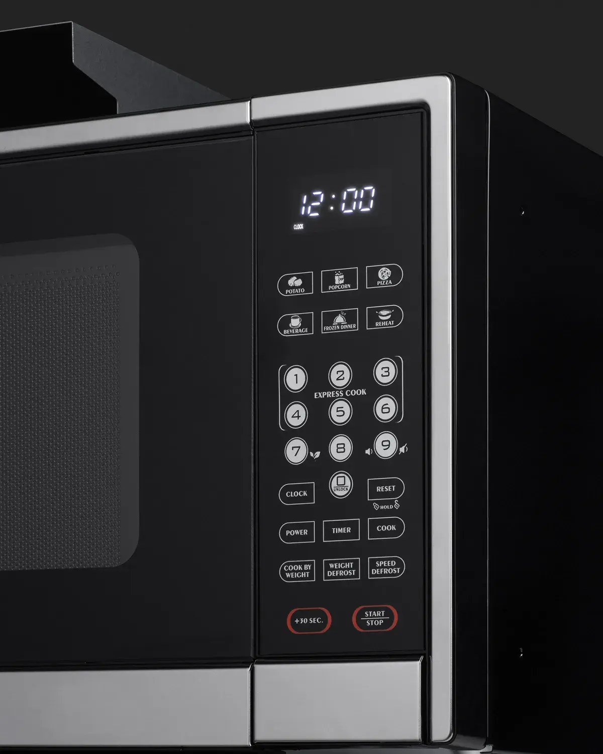 Summit SMBI24 24" Wide Built-In Microwave (Trim Kit Included)