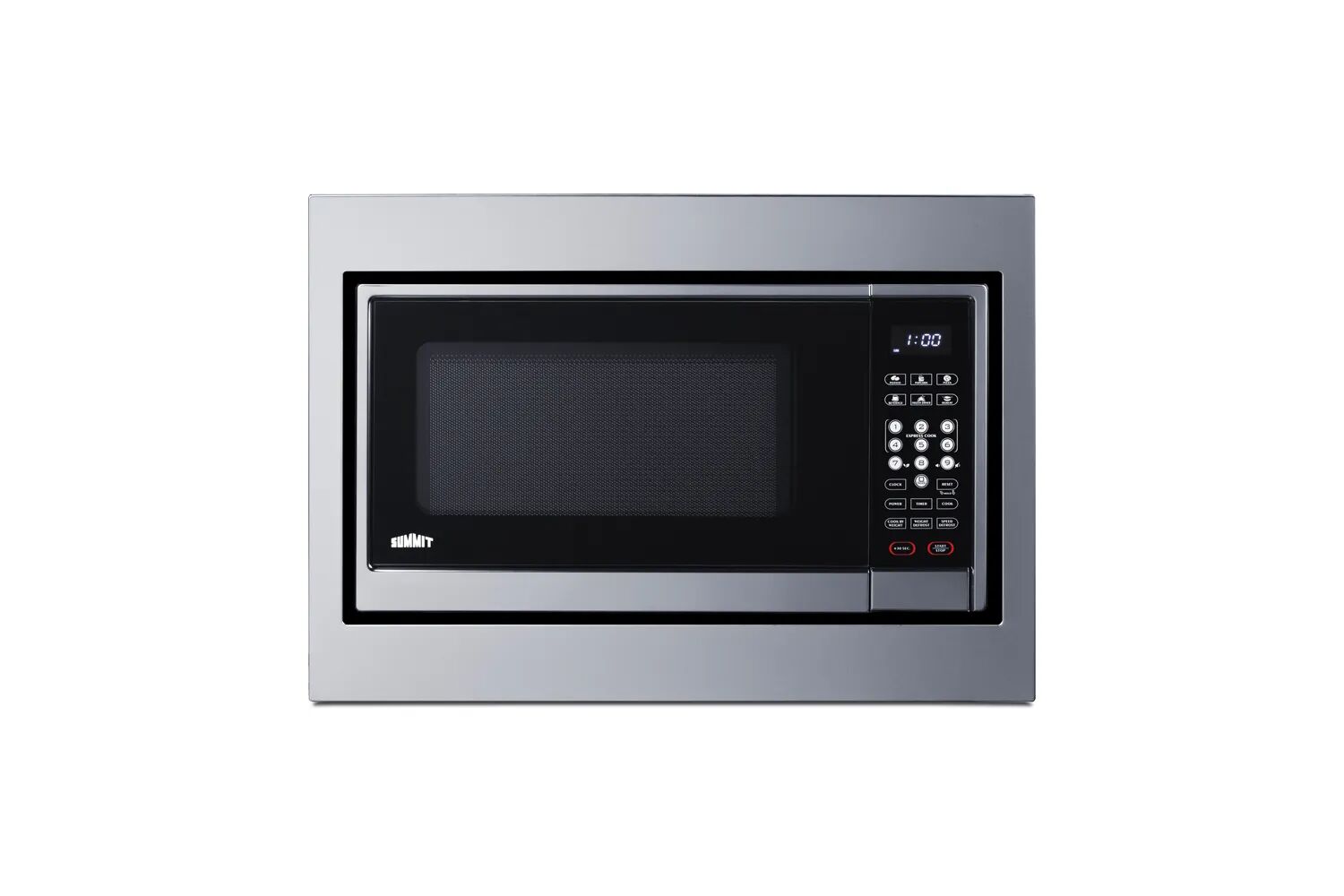 Summit SMBI24 24" Wide Built-In Microwave (Trim Kit Included)
