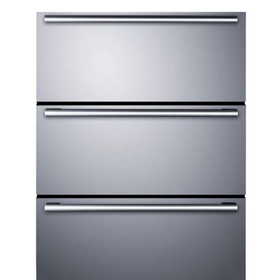 Summit SP6DS3DOS 24" Wide Built-In 3-Drawer Outdoor All-Refrigerator