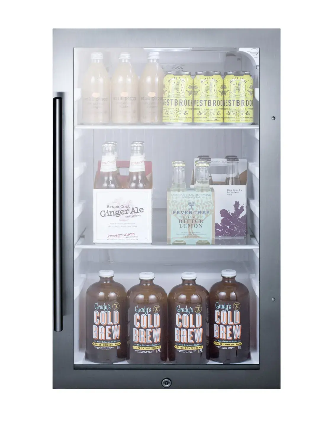Summit SPR489OS Shallow Depth Indoor/Outdoor Beverage Cooler