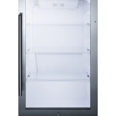 Summit SPR489OSADA Shallow Depth Indoor/Outdoor Beverage Cooler, ADA Compliant