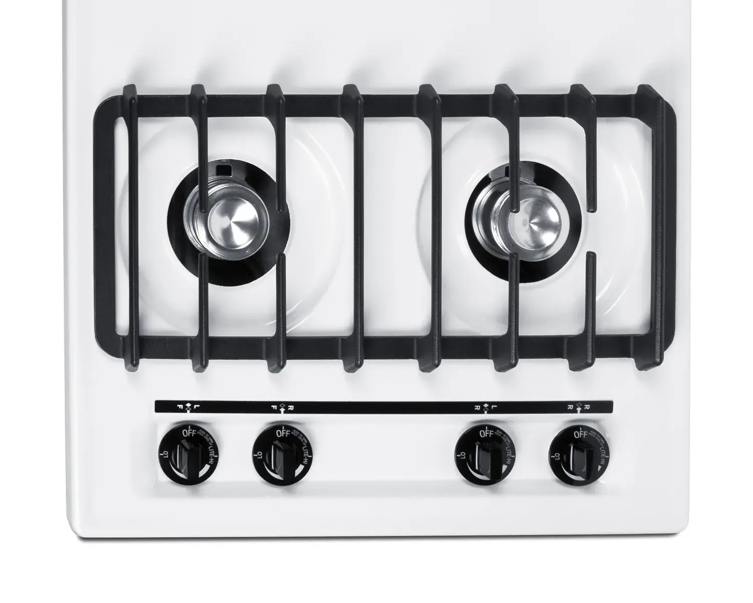 Summit WNL05IP 30" Wide 4-Burner Gas Cooktop, Battery Start Ignition
