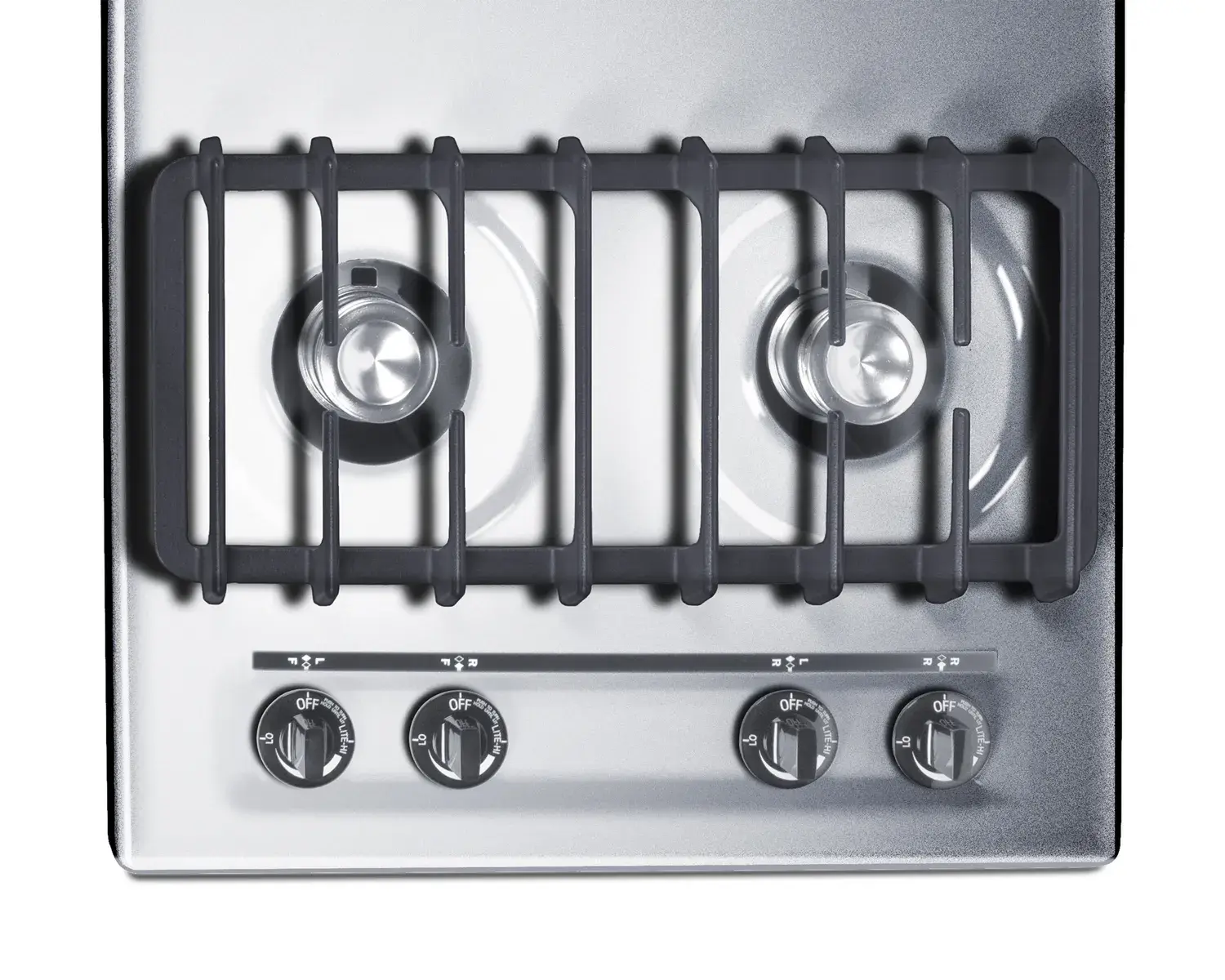 Summit ZNL05IP 30" Wide 4-Burner Gas Cooktop, Battery Start Ignition
